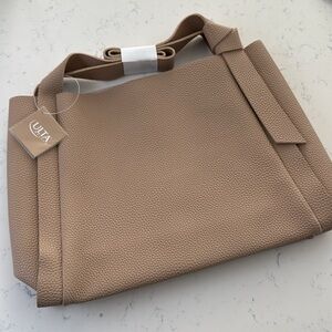 Ulta Tan Faux Leather Tote NWT